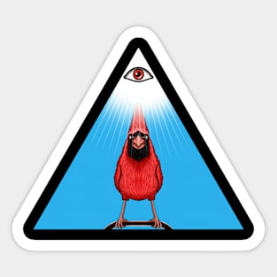 Red Cardinal bird cute cardinal Sticker